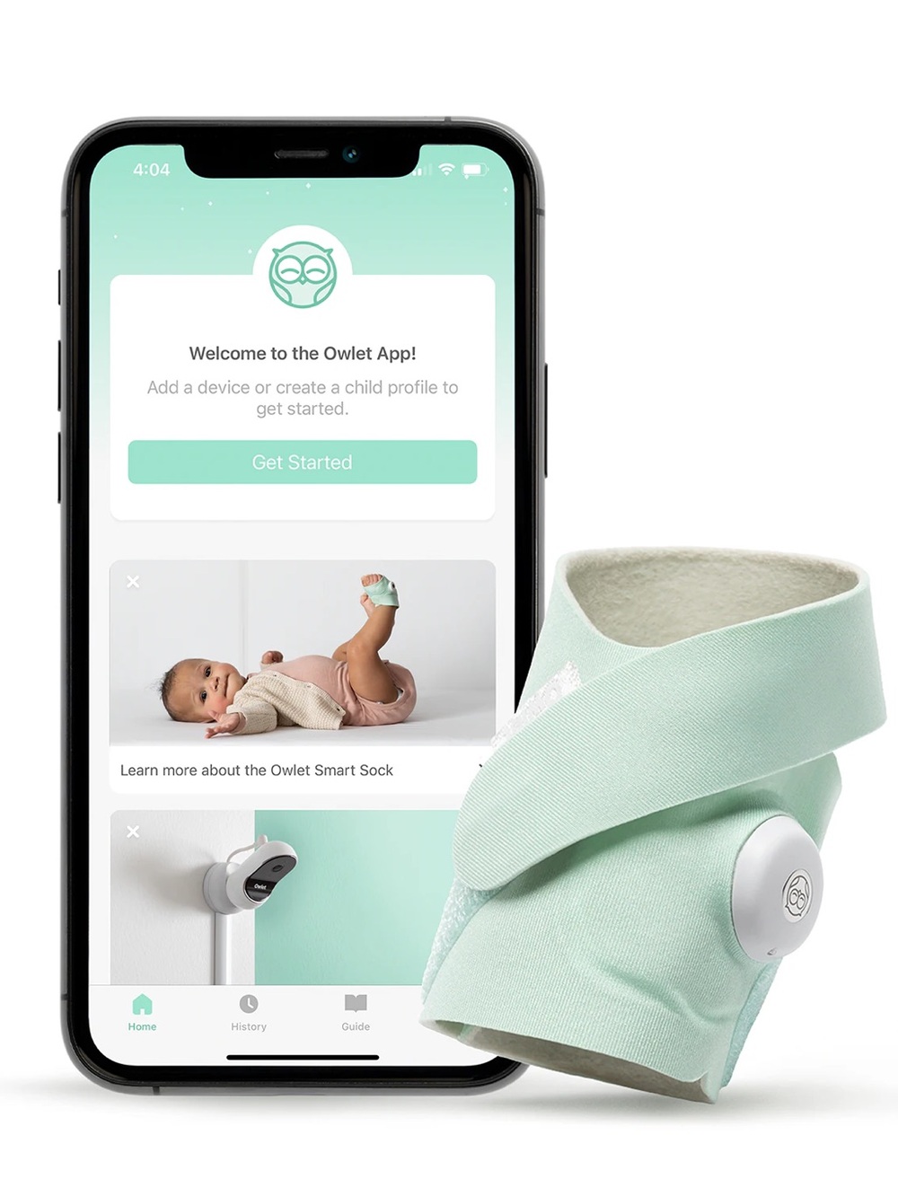 New Owlet Smart Sock 3 Mint